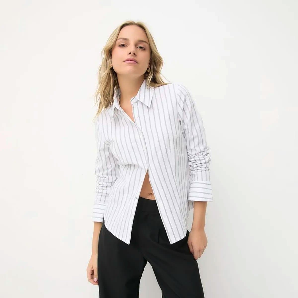 Camisa Mujer Manga larga de Algodón Sybilla