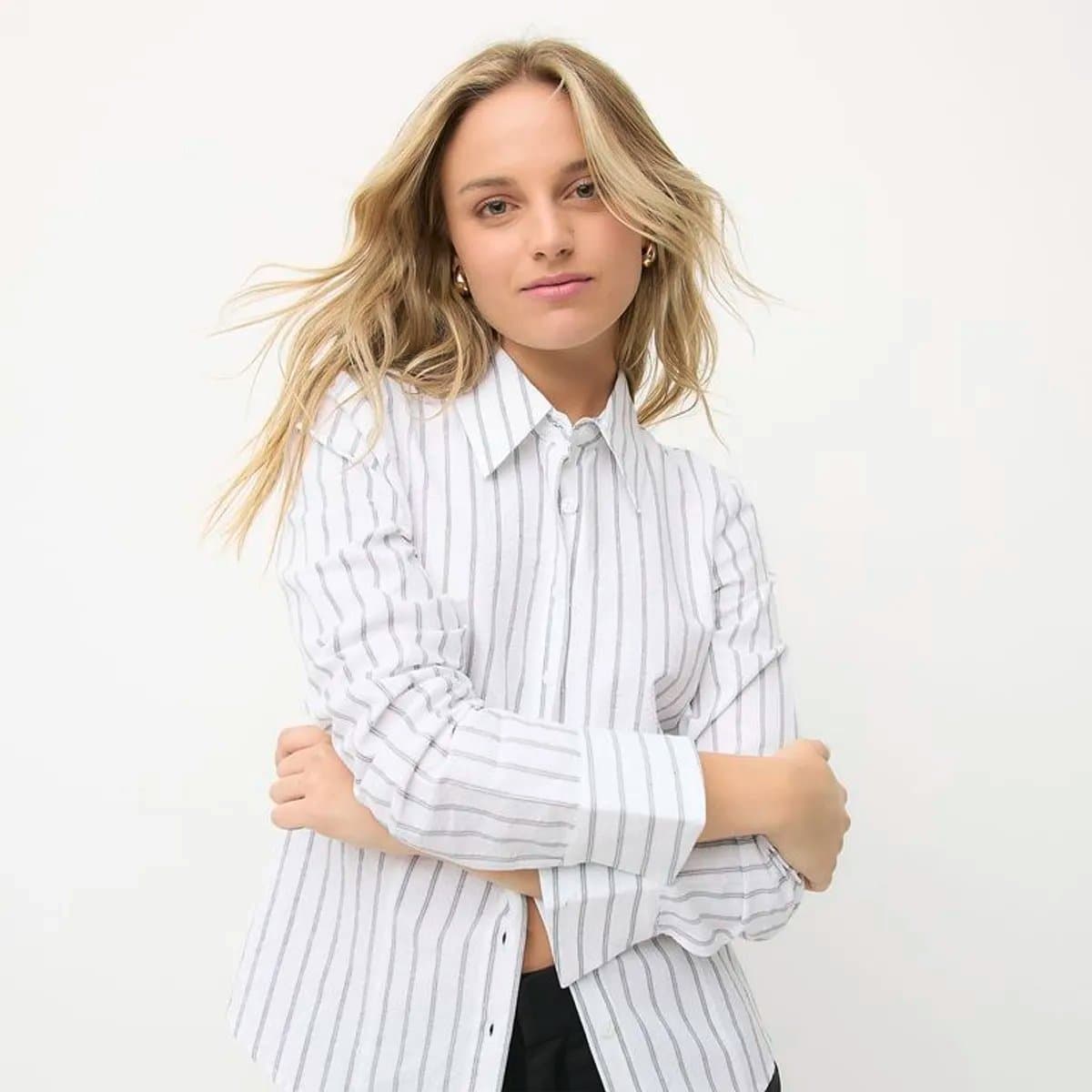 Camisa Mujer Manga larga de Algodón Sybilla