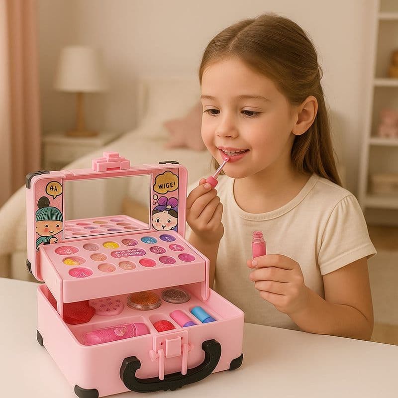 Kit Maquillaje Infantil Completo - Seguro y Divertido