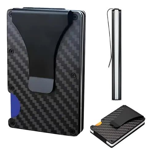 Billetera Tarjetero Fibra de Carbono Premium