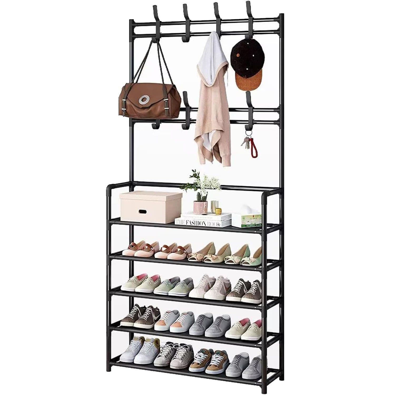 Organizador perchero multifuncional 3 en 1