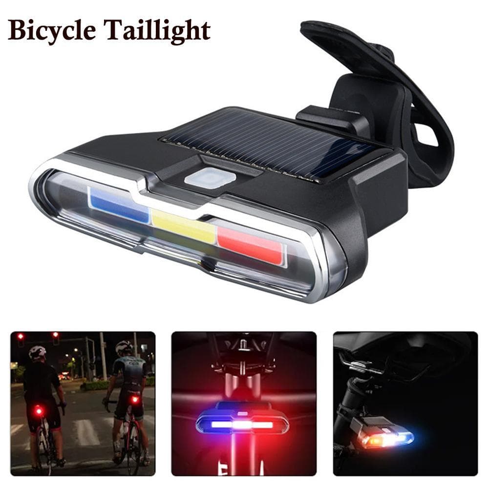 Luz Trasera Solar para Bicicleta - Seguridad 24/7