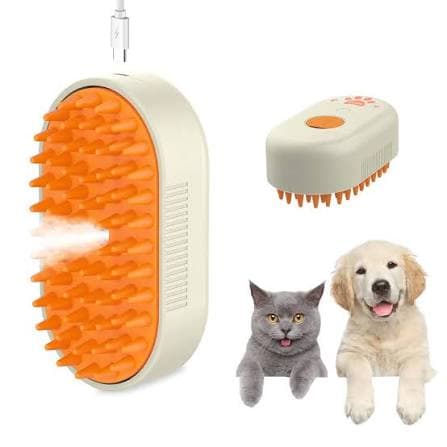 Cepillo de vapor 3 en 1 para mascotas